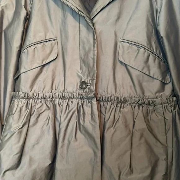 Miu Miu Made in Italy Women’s Slate Gray Windbreaker Jacket size 40 - Picture 4 of 16